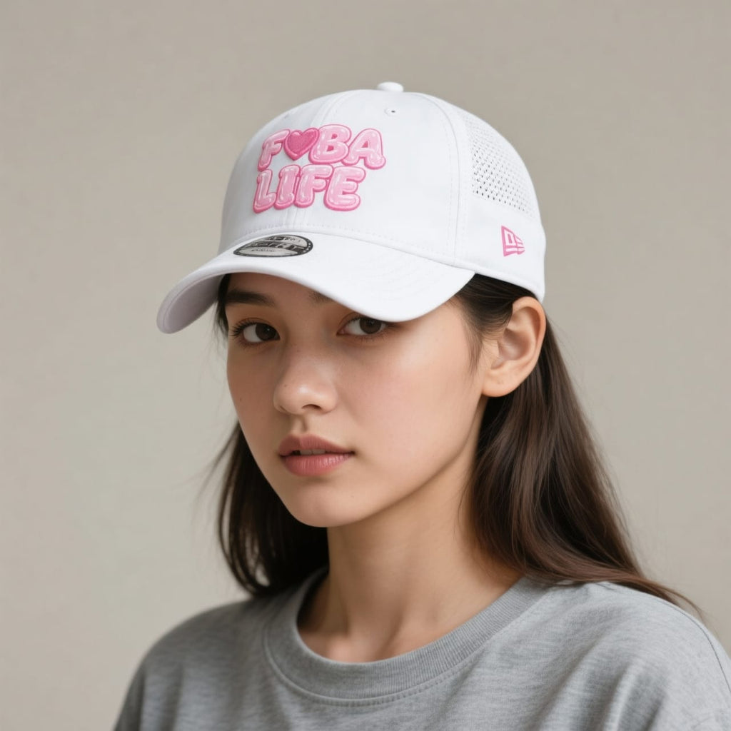 New Era Perforated Performance Cap - White