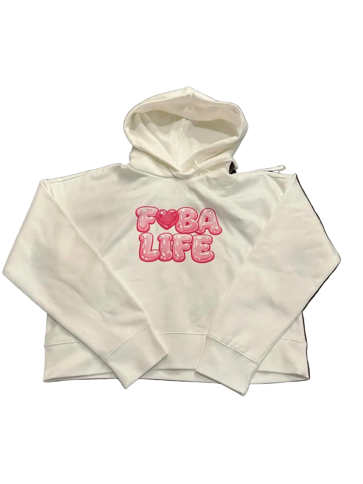 District  Women V.L.T Fleece Hoodie - White