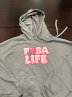 Bella Canvas Women's Sponge Cropped Hoodie - Grey