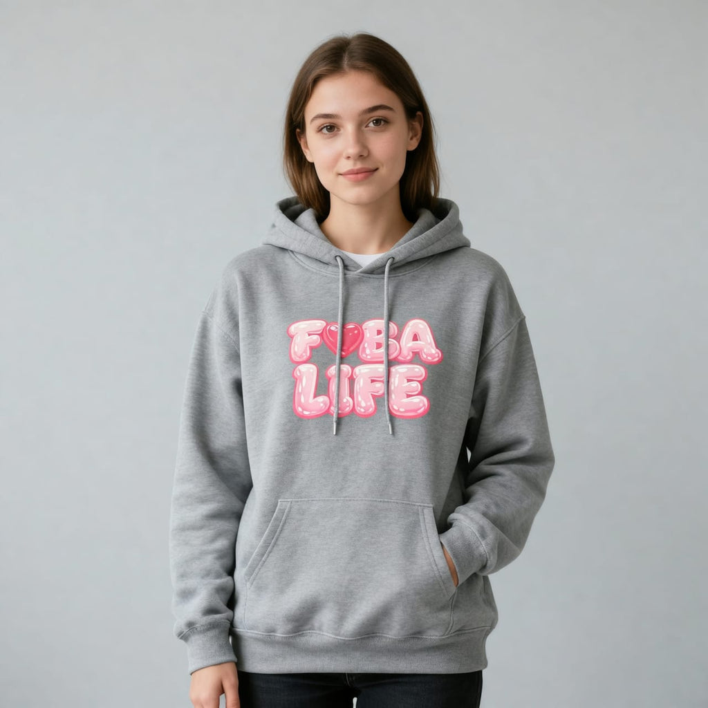 Bella Canvas Women's Sponge Cropped Hoodie - Grey